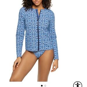 NWOT Tommy Bahama Blue Patterned Swim Coverup